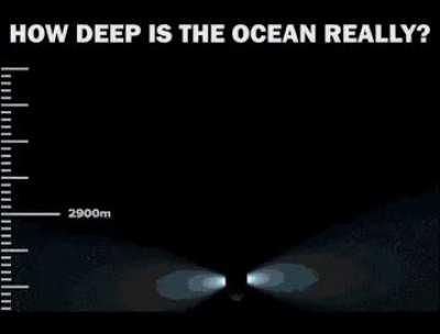 How deep is the ocean.....