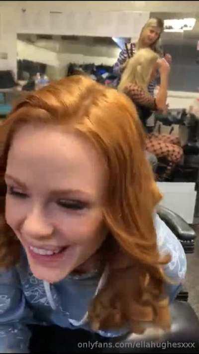 Ella Hughes Wants Dick Even In Makeup Room