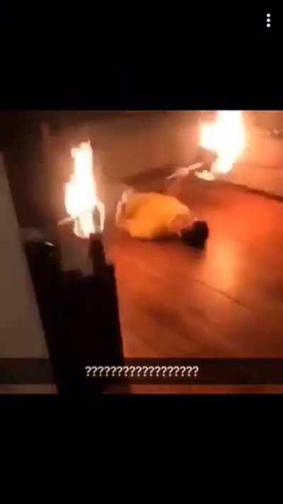 That's one way to feel the burn