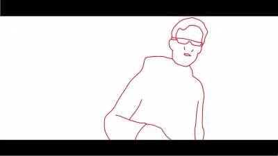 Happy 2 year anniversary Lasagna! In celebration I drew and animated the entire original music video frame-by-frame. (6th post) ( INTRO ?)