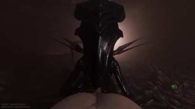 Xenomorph queen mating (angrydraconequus)