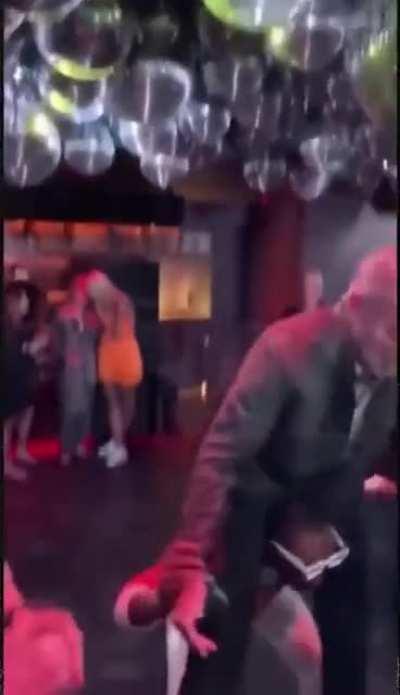 Wyclef Jean accidentally drops the CEO of Range Rover on his head at corporate event.