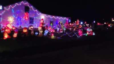 To keep up with the neighbors light show.