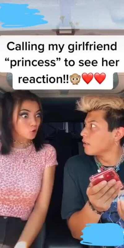 Obviously fake reaction but stupid video regardless