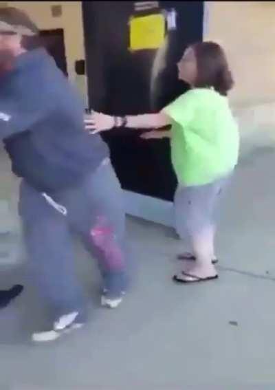 Kids don’t have any respect for adults anymore, Kid attack old men. The old men 🍷🗿