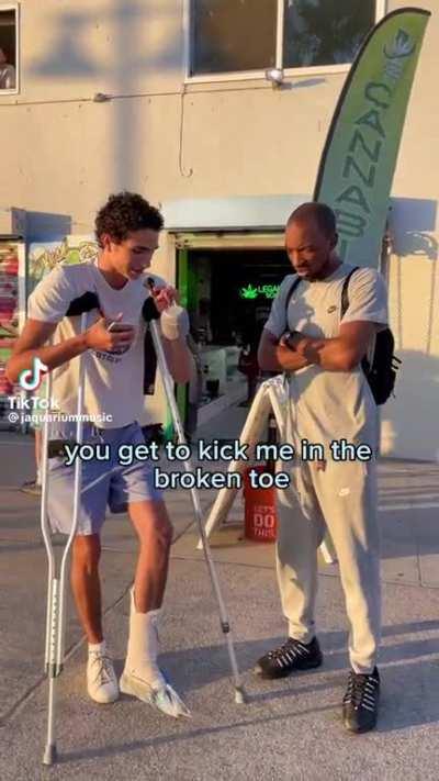 Bro ain’t even hesitate 💀