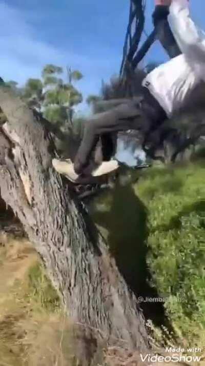 When I'm playing solo Vs. trios and I hear branches cracking (sry for lack of editing skills)