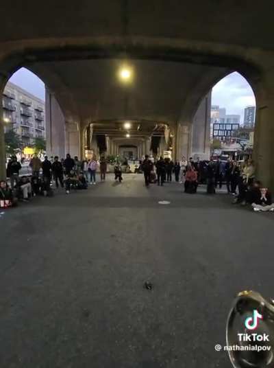 Playing under the 7 train