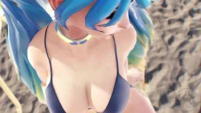 Sona Blowjob and Titty Cumshot (Glory_to_god) [League of Legends]