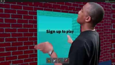 Me in 2016 trying to access the restricted zone from guests in a game: