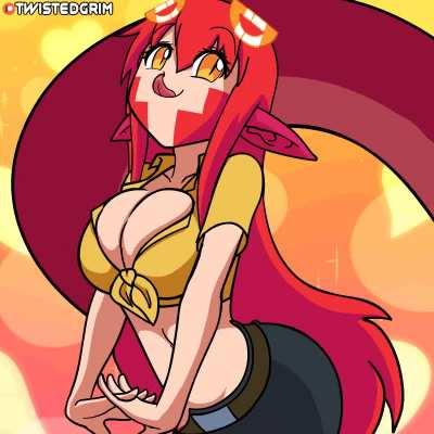 Snek flirting with mc(idk if it's working)