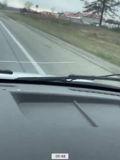 This crack forming as I’m driving