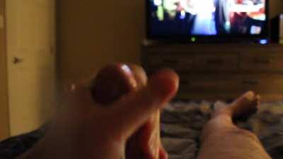 Check out this HUGE cumshot I had after a week without orgasming!