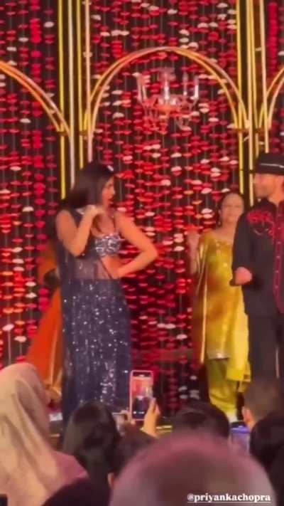 Priyanka and nick's dance performance