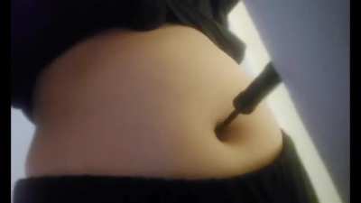 Navel poke (with weird ass edition lmao)