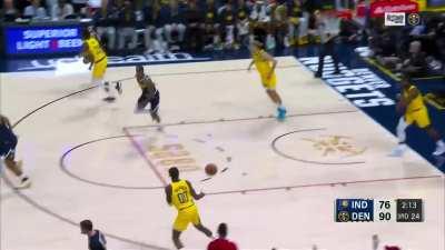 [Highlight] NBA Champions Denver Nuggets go on a wild run with 3 consecutive dunks
