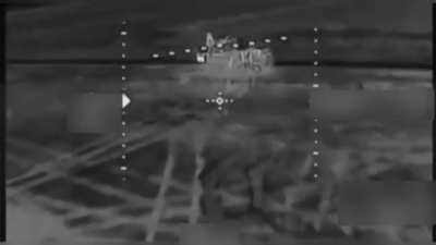 A Ukrainian FPV pilot attacks a Russian 96K6 Panzir-S1 air defense system with his quad. Kherson Oblast.