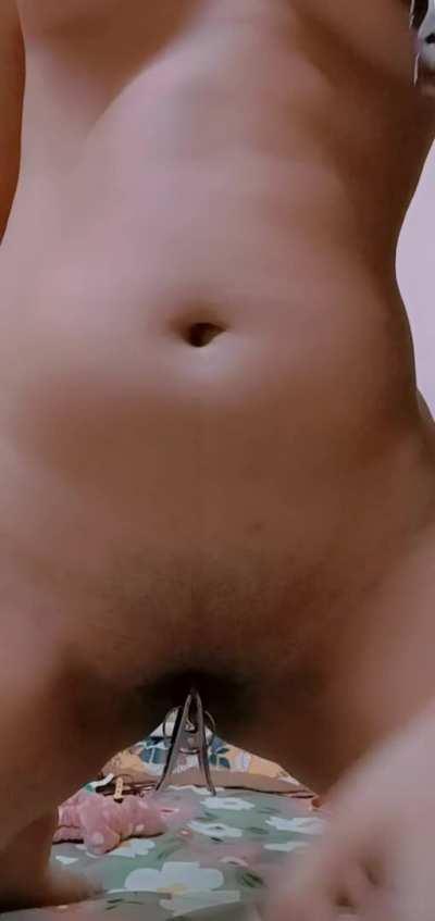 Ahhhhh taking off that pussy clamp