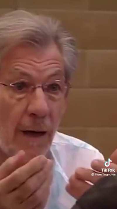 Sir Ian on his acting technique and acting as Gandalf the Wizard