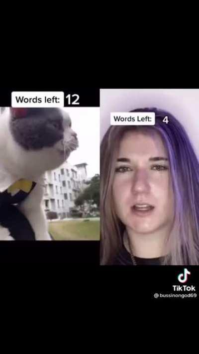 NOOOOOOO HIS WORDS :,(