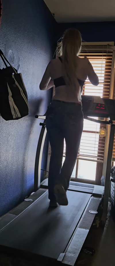 Beautiful day to treadmill