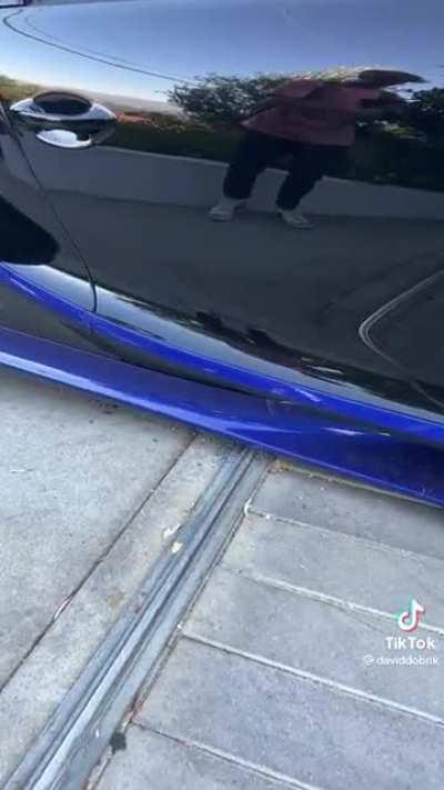 Bugatti scrapes look expensive