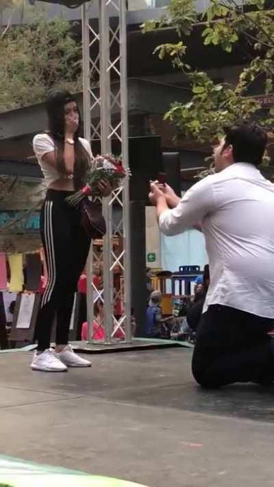 at least he can return the flowers