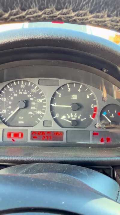 Rpms below 1000 on cold starts?