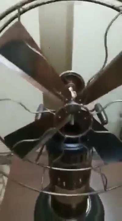 175 year old fan made by the East India Company - when there was no electricity.