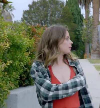 Don't think she likes wearing bras