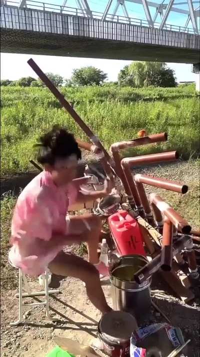 Bro made some trash into treasure