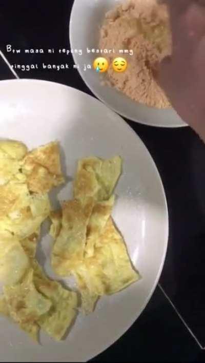 Telur goreng krispy paduuuuuuu