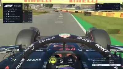 I got the penalty for this crash and was told to go off track in a league race