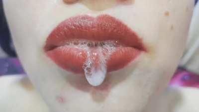 I just love to play with my spit