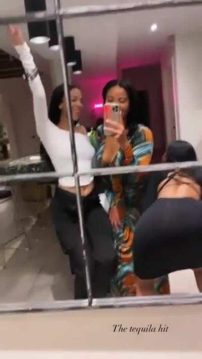 She throwing that mf