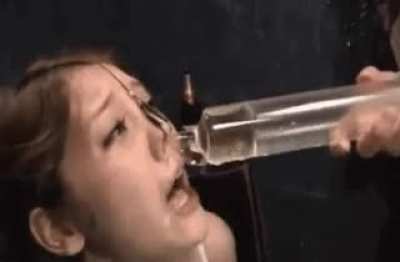 Mix of squirt, spit and piss directly into your nose 👃🐽