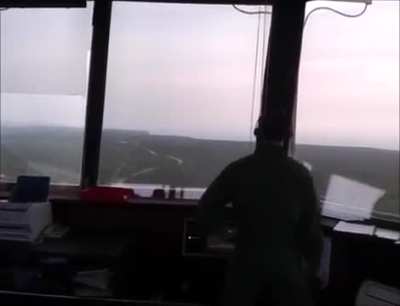 Italian Tornadoes Pass The Control Tower