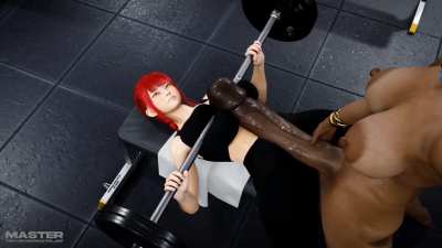 Makima At The Gym by Master_Nsf
