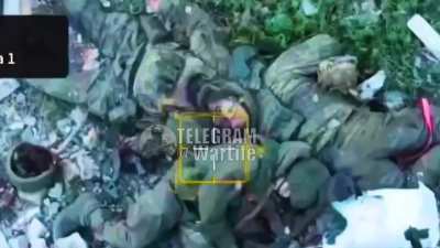 A Ukrainian FPV drone eliminates 3 Russian soldiers at a destroyed railway stop in Kharkiv region, April 2025