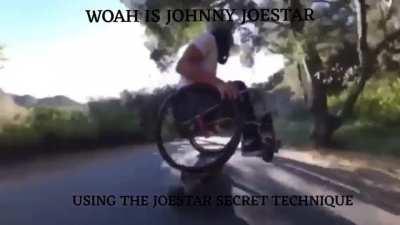 WOAH IS JOHNNY JOESTAR USING THE JOESTAR SECRET TECHNIQUE