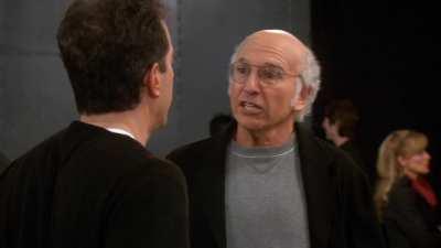 Funkhouser checks out the set of Seinfeld