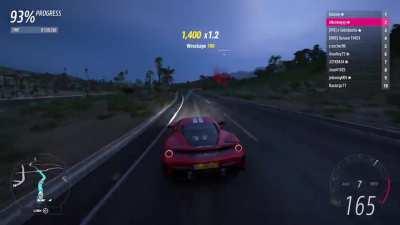 Got an angry message because of this. Did I ram the guy or follow racing lines?