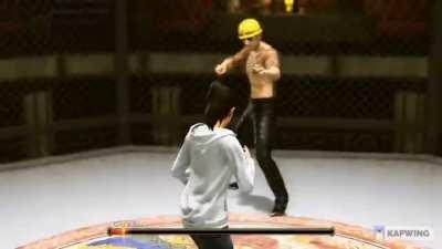 Since today is Rie Kugimiya (Haruka's VA) birthday, here is Haruka beating the shit out of Majima.