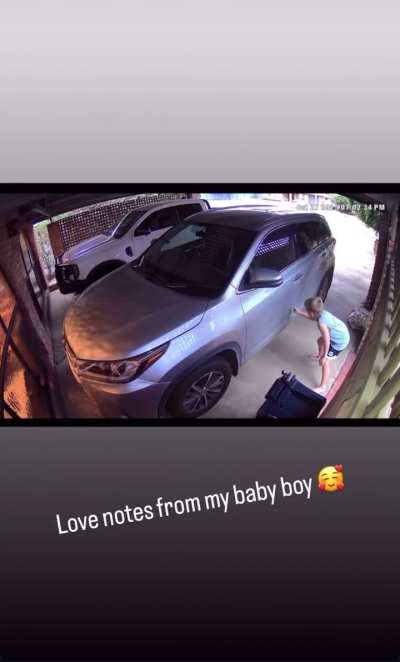 Love notes from my baby boy 🥰