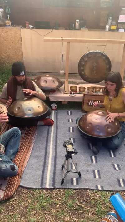 Handpan Jam at my Handpan shop