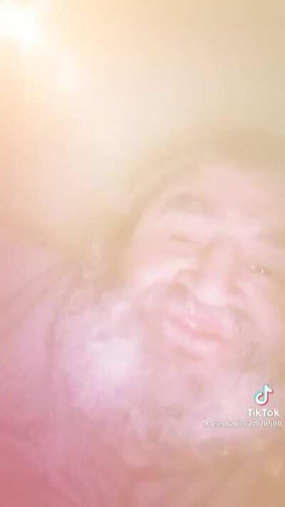 Wail pok telling us about his experience on his birthday