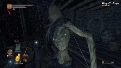 That’s it. *Un-Third Person’s your Dark Souls*