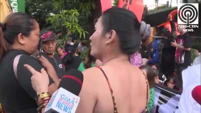 GMA Reporter calmly answers two upset DDS 