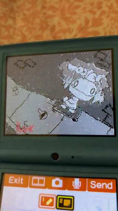 Wooper flipnote animation