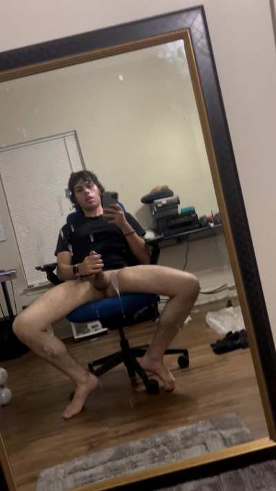 I drenched the mirror!